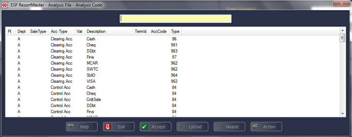 V5_Admin_AmendTables_MaintainAnalysisCodes_6