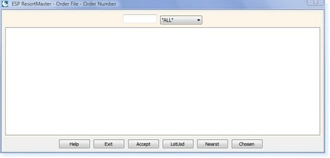 - Order Filter Screen -
